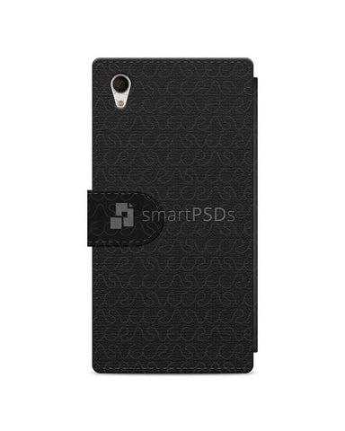 Sony Xperia M4 Aqua 2d Wallet Mobile Case Design Mockup 2015