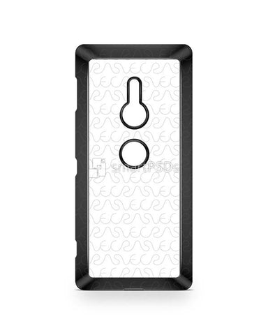 Sony Xperia XZ2 2d Colored Case Design Mockup 2018