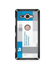 Sony Xperia XZ2 Compact-Mini 2d Colored Case Design Mockup 2018