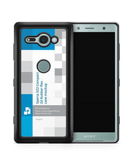 Sony Xperia XZ2 Compact 2d Rubber Flex Mobile Case Design Mockup 2018