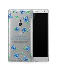 Sony Xperia XZ2 UV TPU Clear Case Design Mockup 2018