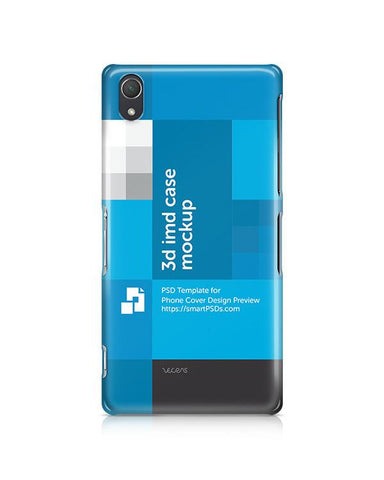 Sony Xperia Z2 3d IMD Mobile Case Design Mockup 2014