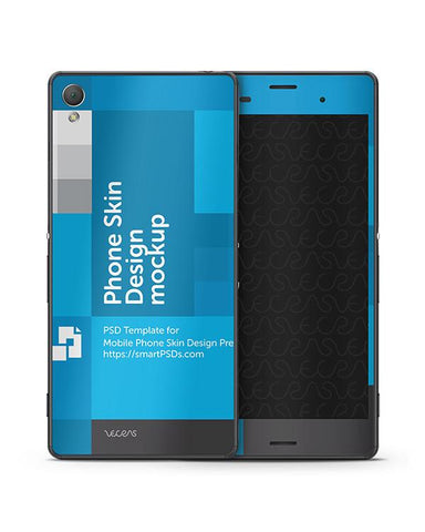 Sony Xperia Z3 Mobile Skin Design Template
