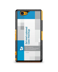 Sony Xperia Z2 Compact 2d IMD Colored Mobile Case Design Mockup 2014