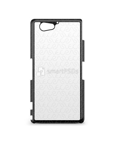 Sony Xperia Z2 Compact 2d IMD Colored Mobile Case Design Mockup 2014