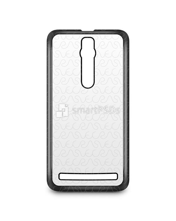 ASUS Zenfone 2 2d IMD Colored Mobile Case Design Mockup 2015
