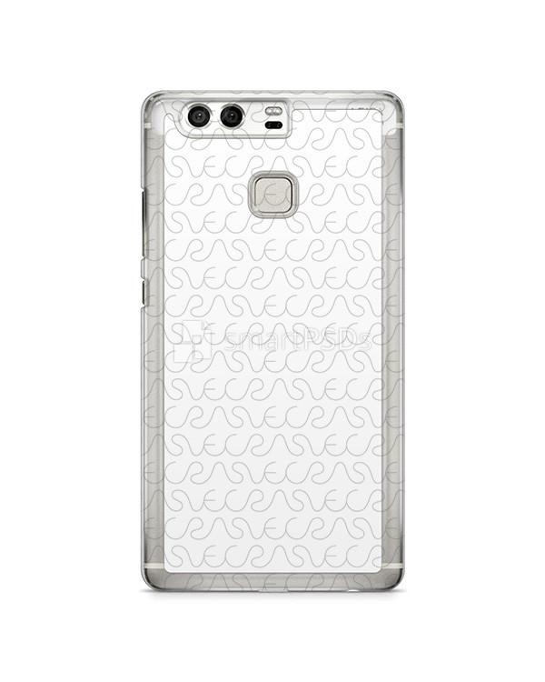 Huawei P9 2d Clear Mobile Case Design Mockup 2016