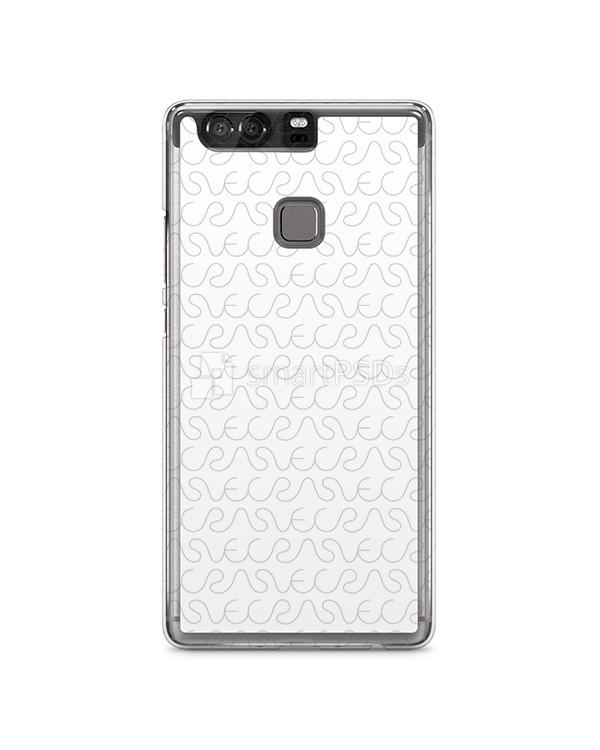Huawei P9 Plus 2d Clear Mobile Case Design Mockup 2016
