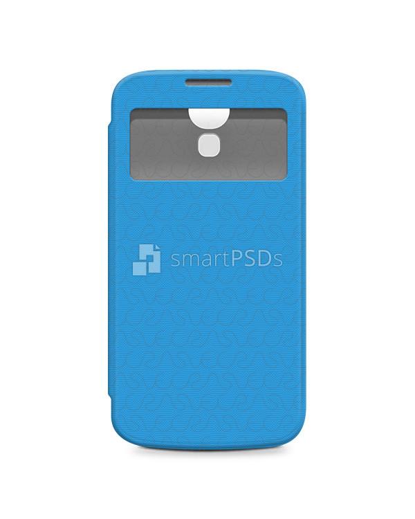 Galaxy S4 PU Flip Mobile Case Design Mockup 2013