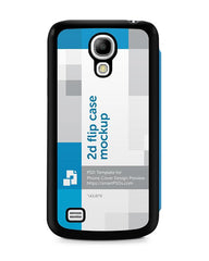 Samsung Galaxy S4 Mini PU Flip Mobile Case Design Mockup 2013