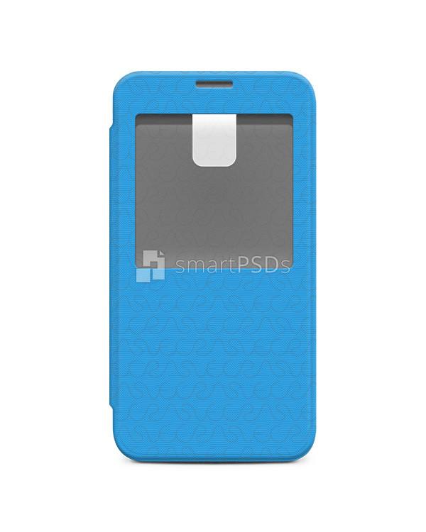 Samsung Galaxy S5 PU Flip Mobile Case Design Mockup 2014