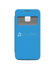 Samsung Galaxy S5 Mini PU Flip Mobile Case Design Mockup 2014