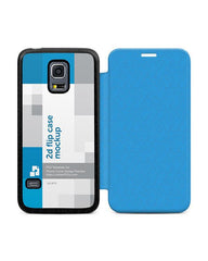 Samsung Galaxy S5 Mini PU Flip Mobile Case Design Mockup 2014