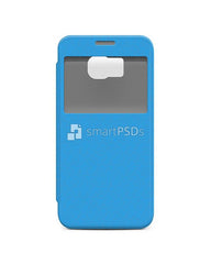 Samsung Galaxy S6 PU Flip Mobile Case Design Mockup 2015