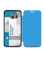 Samsung Galaxy S6 PU Flip Mobile Case Design Mockup 2015