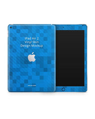 Apple iPad Air 2 Tablet Vinyl Skin Design Mockup 2014