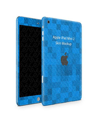 Apple iPad Mini 2 Tablet Skin Design Template (Front-Back Angled)