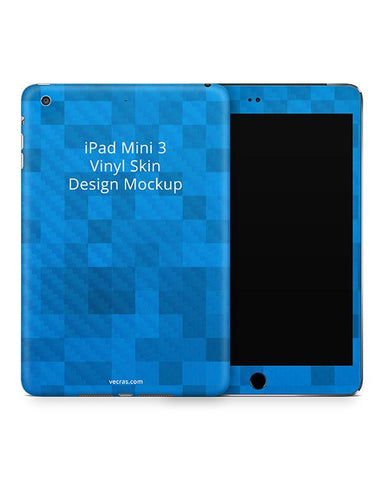 Apple iPad Mini 3 Tablet Vinyl Skin Design Template