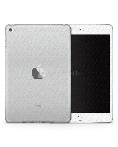 Apple iPad Mini 4 TPU Clear Tablet Case Design Mockup 2015