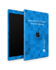 Apple iPad Pro (12.9) 2016 Tablet Skin Design Template (Front-Back Angled)