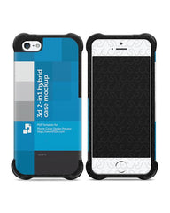 Apple iPhone 5-5s-SE 3d 2-in-1 Hybrid Mobile Case Design Mockup 2012