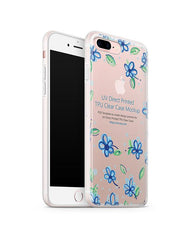 iPhone 7 Plus UV TPU Case with Frosted Edges Design Mockup 2016 (Front-Back angled)