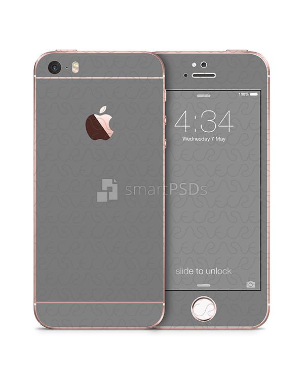 iPhone 5s/SE Mobile Skin Design Template