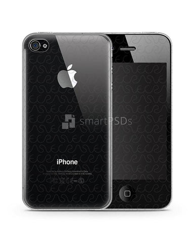 Apple iPhone4-4S UV TPU Clear Mobile Case Design Mockup 2011