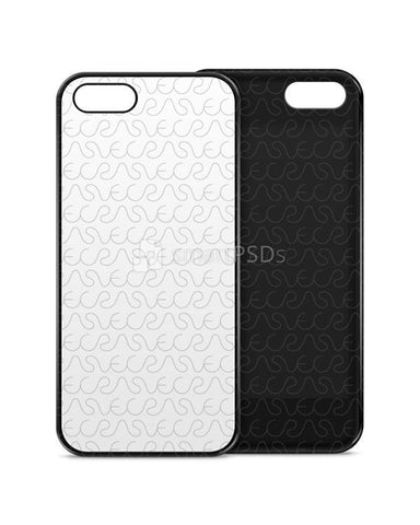 Apple iPhone SE 2d IMD Colored Mobile Case Design Mockup 2016