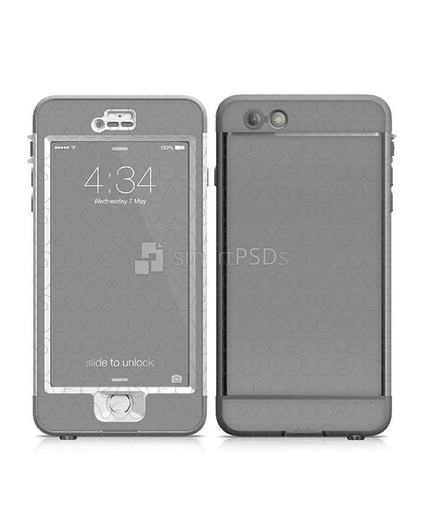 iPhone 6 Plus LifeProof NUUD Case Skin Design Template