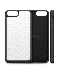 Apple iPhone 7 Plus 2d 2d 2in1 Slim Mobile Case Design Mockup 2016