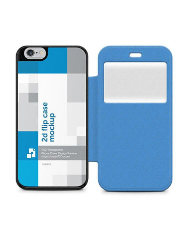 Apple iPhone 6 PU Flip Mobile Case Design Mockup 2014