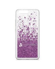 Huawei P10 UV TPU Liquid Glitter Case Design Mockup 