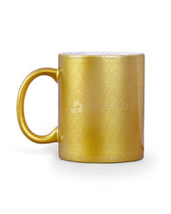 Golden Mug Design Mockup- 2 Views
