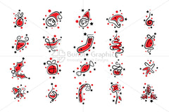 Royalty Free Vector Graphics Design Elements Pack for Christmas Celebrations