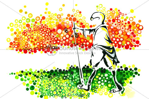 Handmade Illustrative Abstract Art in Watercolour