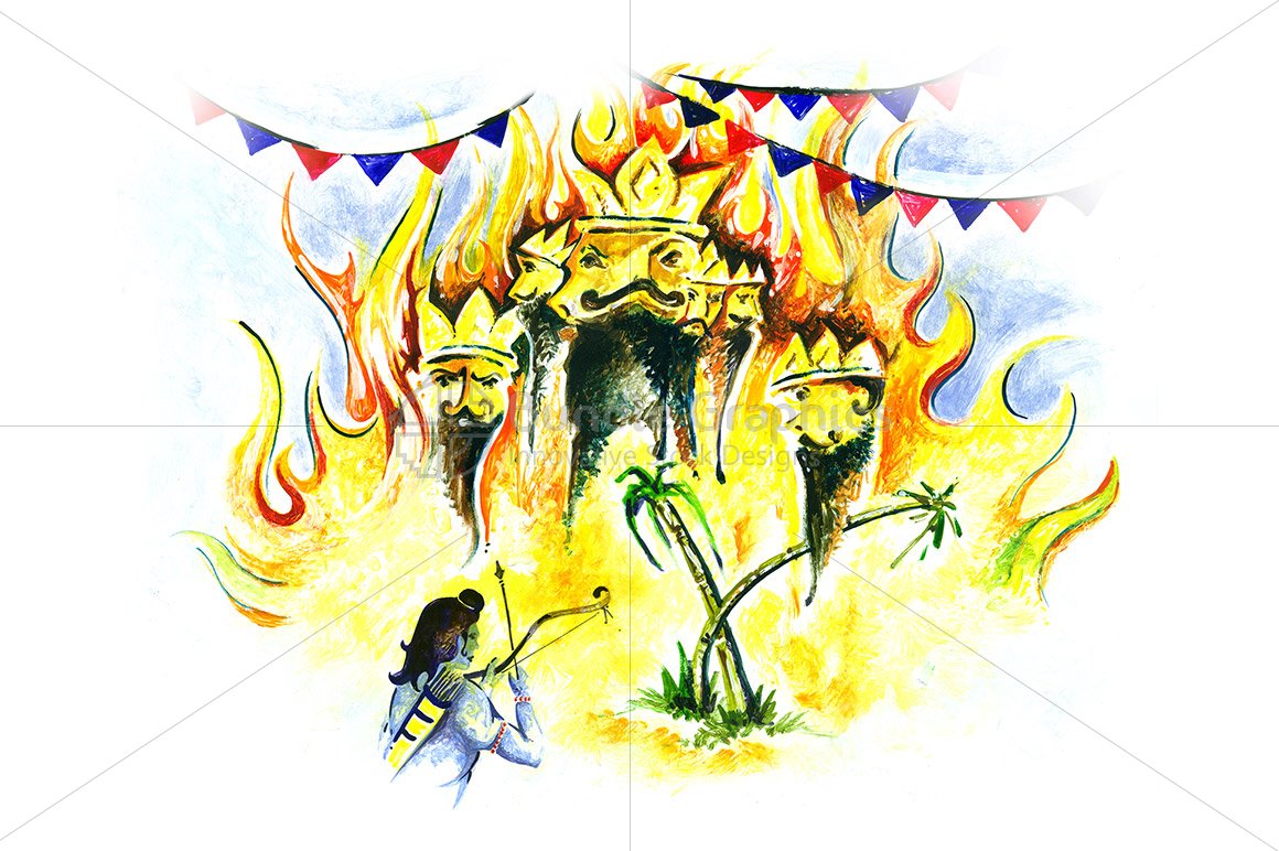 Handmade abstract art in watercolor 