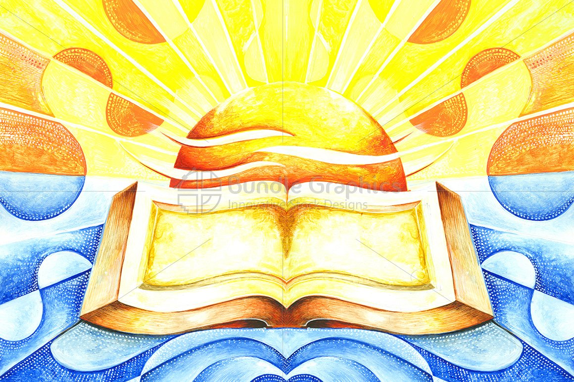 Handmade abstract art in watercolor 