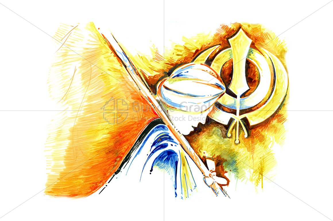 Handmade abstract art in watercolor 