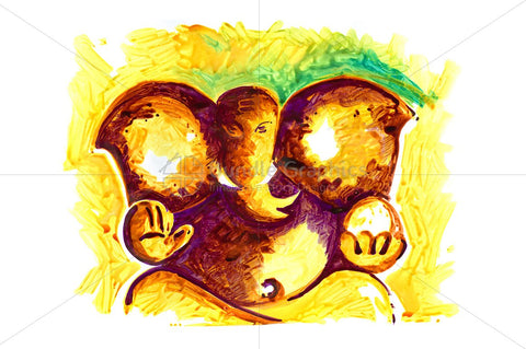 Lord Ganesha - Painting