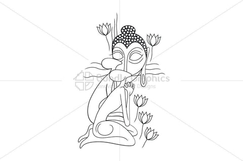 Moksha Buddha - Illustrative Artwork