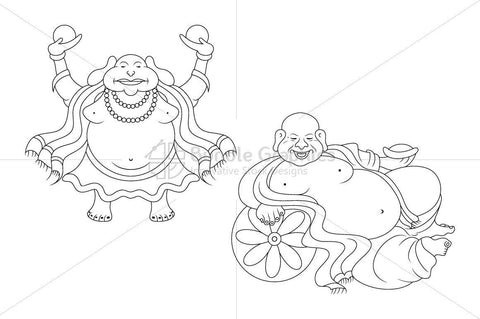 Budai - The Laughing Buddha Characters