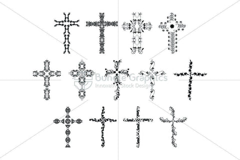 True Cross - Floral Design Elements