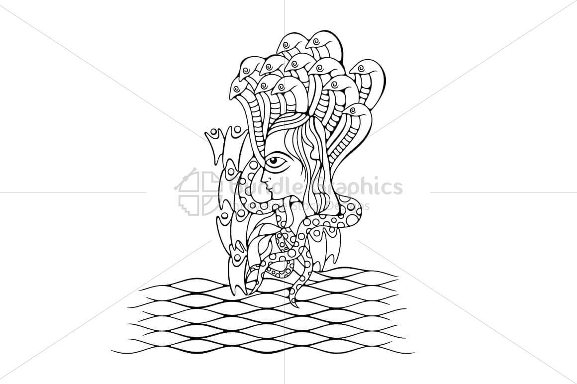 Lord Shiva - Artistic Illustration