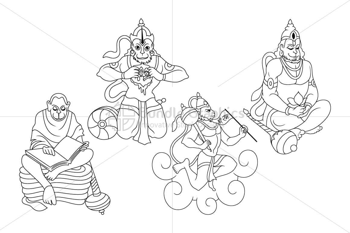 Hanuman - Indian Hindu Deity