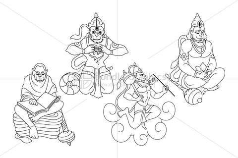 Hanuman - Indian Hindu Deity