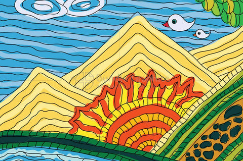 Sun Rise - Illustrative Background