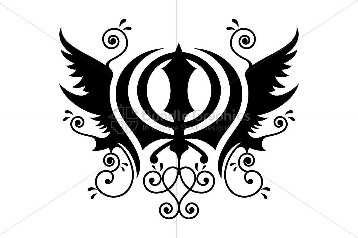 Khanda Sahib - Sikh Religious Illustrative Symbol