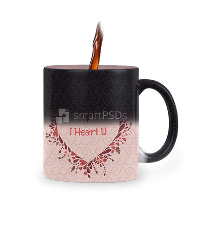 Black Magic Coffee Mug Design Mockup