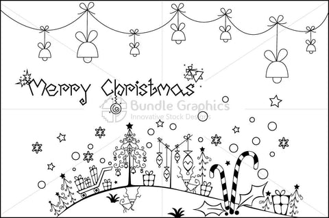 Royalty Free Christmas Celebration Decorative illustrative Vector Design Elements Background